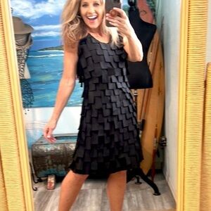 Tangerine Jill, Fun, FUNKY,SO Fabulous, “Hanging Chad”Cocktail Dress,exceptional
